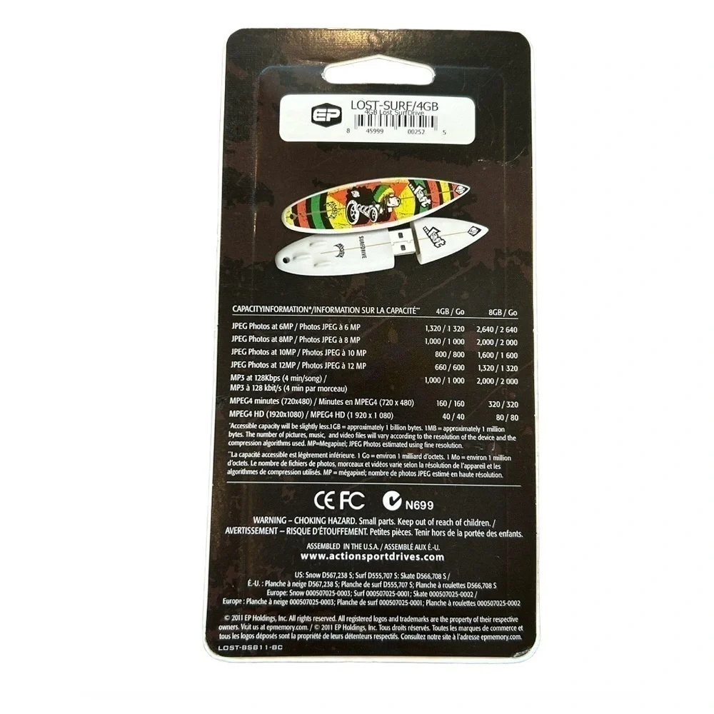 NWT SURF-DRIVE USB 2.0 FLASH DRIVE